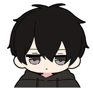 🖤-Low Tension Couple [@TodorokiShouto], Telegram Sticker