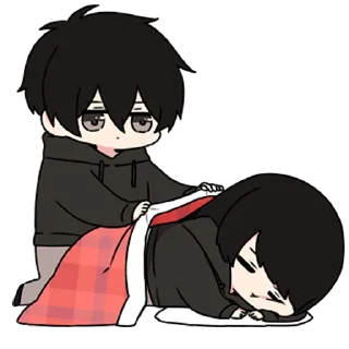 ❤️-Low Tension Couple [@TodorokiShouto], Telegram Sticker