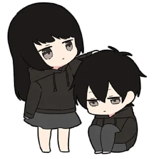 ❤️-Low Tension Couple [@TodorokiShouto], Telegram Sticker