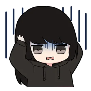 🖤-Low Tension Couple [@TodorokiShouto], Telegram Sticker