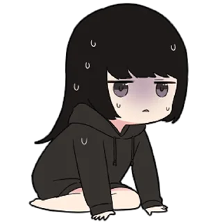 🖤-Low Tension Couple [@TodorokiShouto], Telegram Sticker