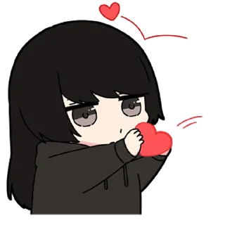 🖤-Low Tension Couple [@TodorokiShouto], Telegram Sticker