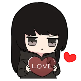 ❤️-Low Tension Couple [@TodorokiShouto], Telegram Sticker