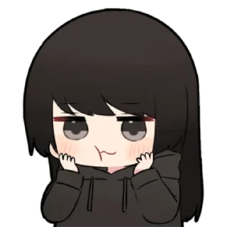 🖤-Low Tension Couple [@TodorokiShouto], Telegram Sticker