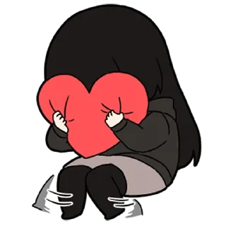 ❤️-Low Tension Couple [@TodorokiShouto], Telegram Sticker