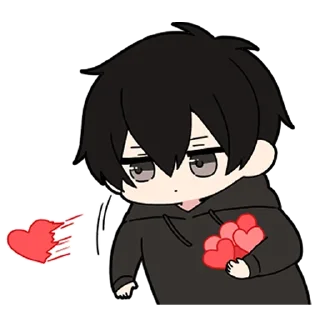 ❤️-Low Tension Couple [@TodorokiShouto], Telegram Sticker