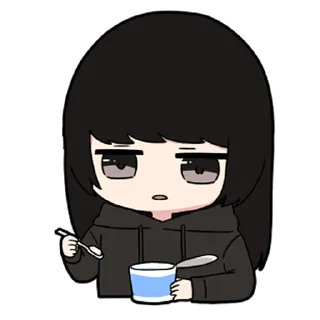 🖤-Low Tension Couple [@TodorokiShouto], Telegram Sticker
