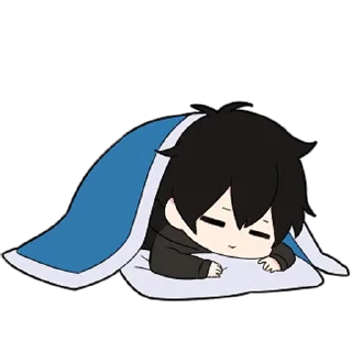 🖤-Low Tension Couple [@TodorokiShouto], Telegram Sticker