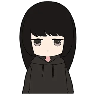 🖤-Low Tension Couple [@TodorokiShouto], Telegram Sticker