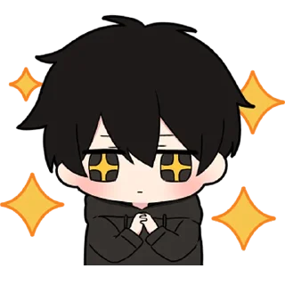 ❤️-Low Tension Couple [@TodorokiShouto], Telegram Sticker