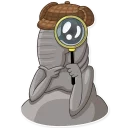 🤔-Homunculus Loxodontus, Telegram Sticker