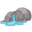 😭-Homunculus Loxodontus, Telegram Sticker