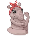 💪-Homunculus Loxodontus, Telegram Sticker