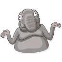 🤷-Homunculus Loxodontus, Telegram Sticker