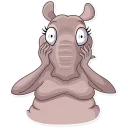 😨-Homunculus Loxodontus, Telegram Sticker