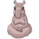 😐-Homunculus Loxodontus, Telegram Sticker
