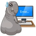 😥-Homunculus Loxodontus, Telegram Sticker