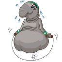 🏃-Homunculus Loxodontus, Telegram Sticker