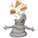 🍔-Homunculus Loxodontus, Telegram Sticker