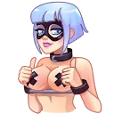 👍-Lustful, Telegram Sticker