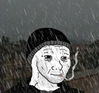 😢-CH - @stikarsgrob, Telegram Sticker
