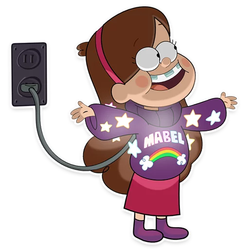 Mabel, telegram sticker