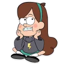 😕-Mabel, Telegram Sticker