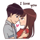 👫-Madly about you, Telegram Sticker