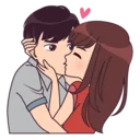 😚-Madly about you, Telegram Sticker