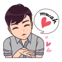 😊-Madly about you, Telegram Sticker