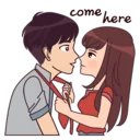 😯-Madly about you, Telegram Sticker