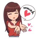 🤗-Madly about you, Telegram Sticker