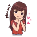 😊-Madly about you, Telegram Sticker