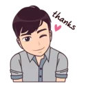 😉-Madly about you, Telegram Sticker