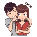 😬-Madly about you, Telegram Sticker