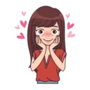 ☺️-Madly about you, Telegram Sticker