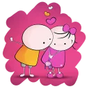 😘-We Two, Telegram Sticker