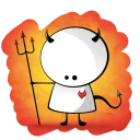 😈-We Two, Telegram Sticker