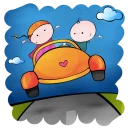 🚘-We Two, Telegram Sticker