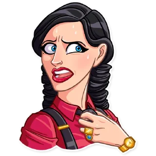 😨-Mafia Girl, Telegram Sticker