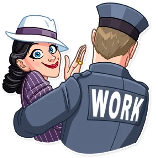 👩‍💼-Mafia Girl, Telegram Sticker