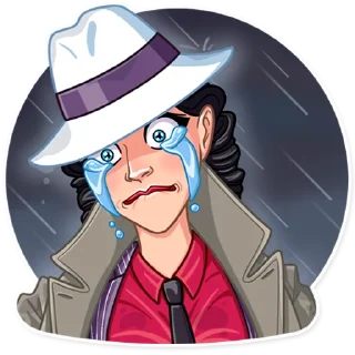 😭-Mafia Girl, Telegram Sticker