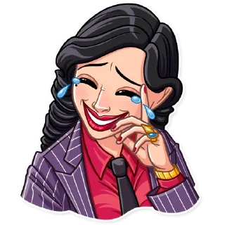 😂-Mafia Girl, Telegram Sticker