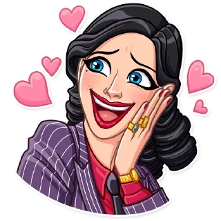 😍-Mafia Girl, Telegram Sticker
