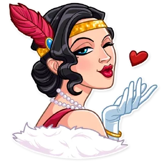 😘-Mafia Girl, Telegram Sticker