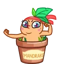 💪-Magic Mandrake, Telegram Sticker