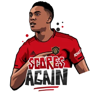 👉-@ManUnitedXyz, Telegram Sticker