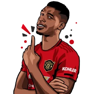 ☝️-@ManUnitedXyz, Telegram Sticker