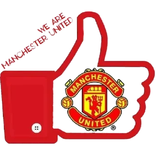 👍-@ManUnitedXyz, Telegram Sticker