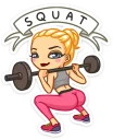 🏋️-Marie, Telegram Sticker
